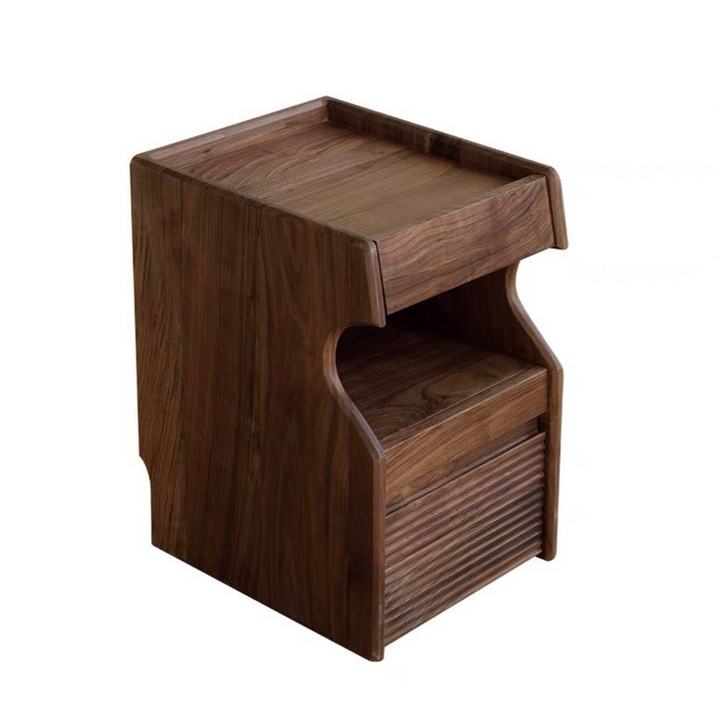 SHIREEN Walnut Wood Beside Table