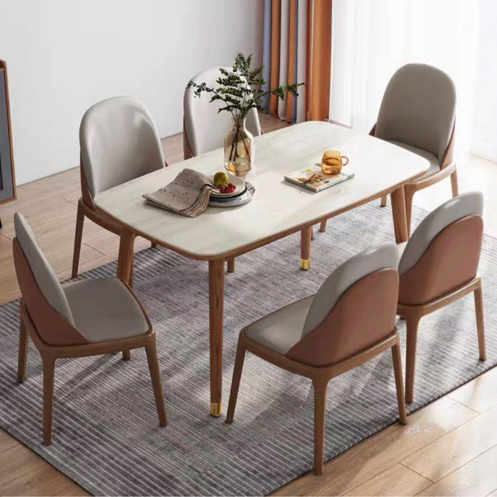 AVILA White Marble Dining Table