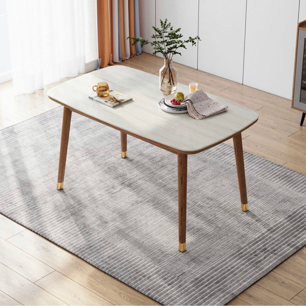 AVILA White Marble Dining Table