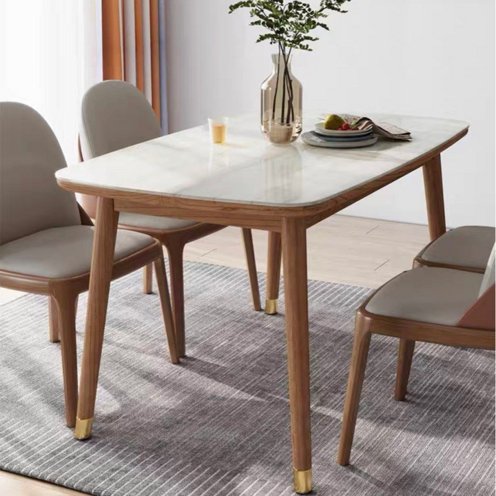 AVILA White Marble Dining Table
