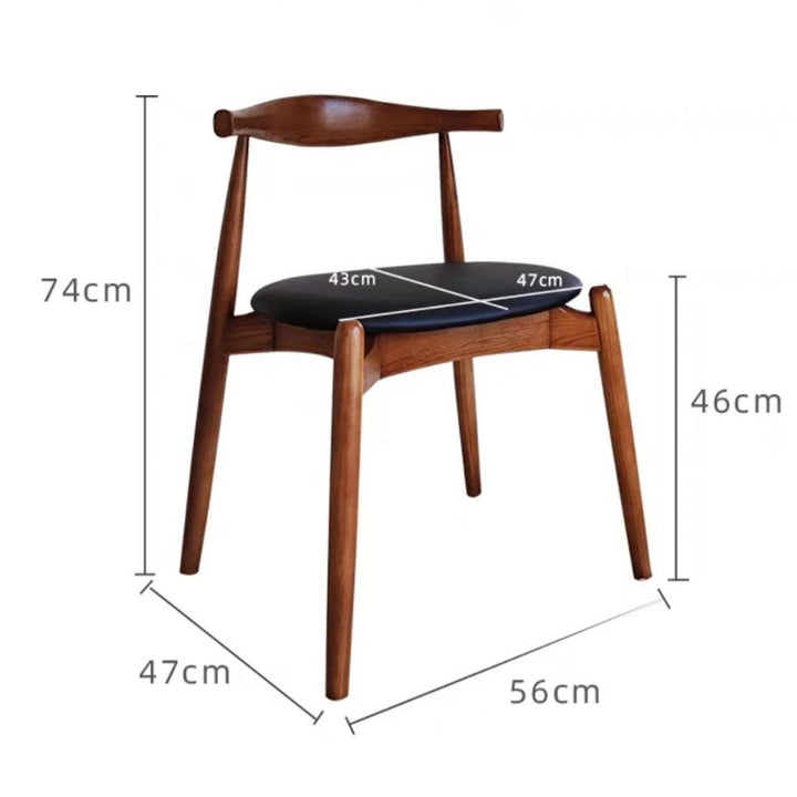 ZOD Modern Solid Wood Dining Chair
