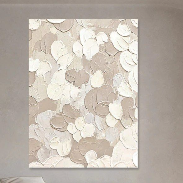 SEN Neutral Hand Painted Wall Art