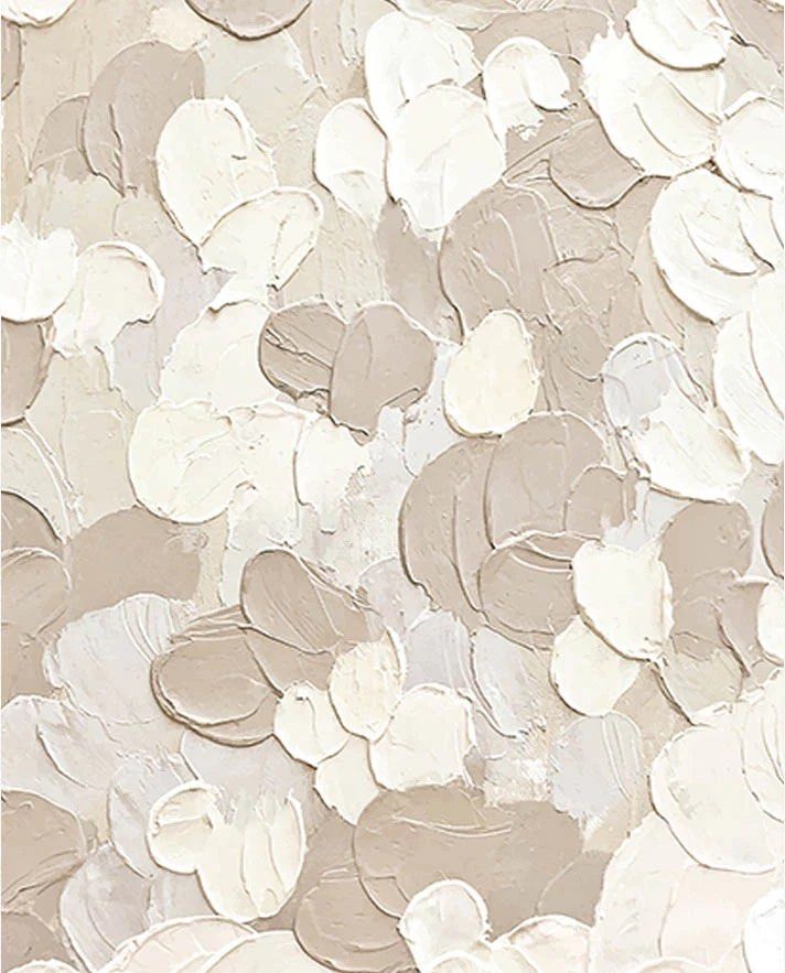 SEN Neutral Hand Painted Wall Art