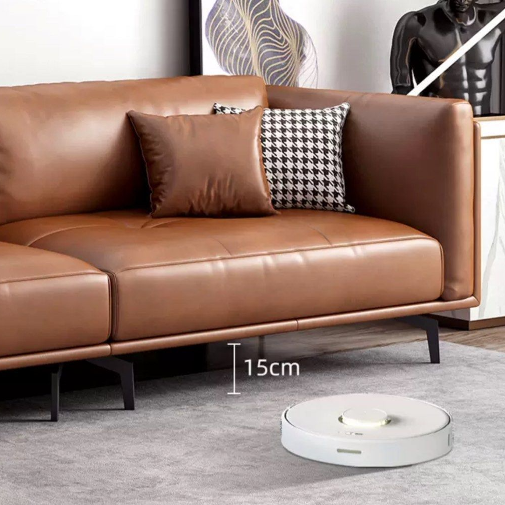 BRAVETTI Modern Genuine Leather Sofa