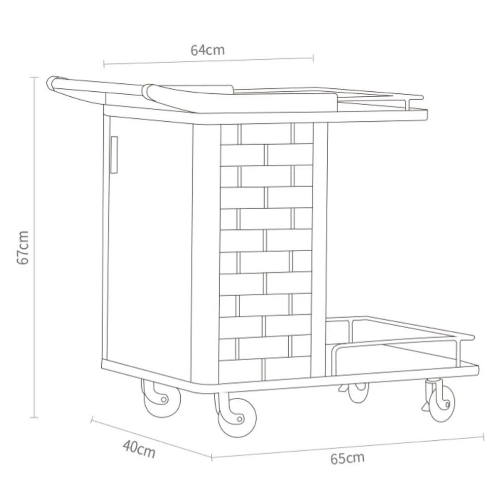 CALGAR Modern Walnut Wood Side Table