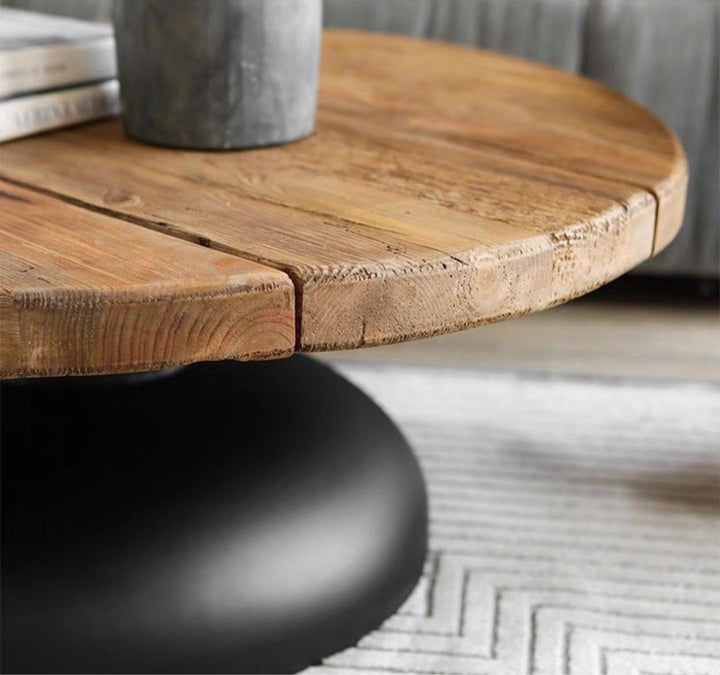 LEBLANC Rustic Solid Wood Coffee Table