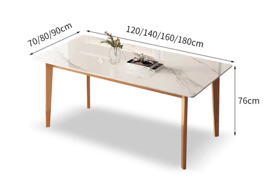 DEACON Scandinavian Sintered Stone Dining Table