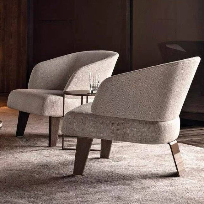 CHLOE Modern Fabric Lounge Chair Armchair