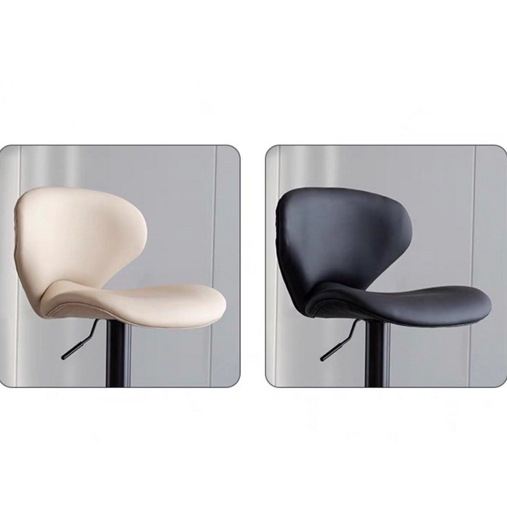 TECCA Modern Leather Bar Stool