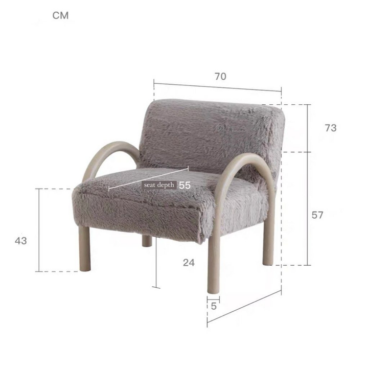 SOPHIA Modern Lounge Chair