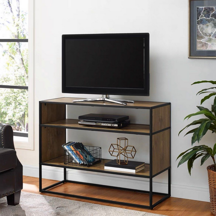 CAEDMON Industrial TV Console Table