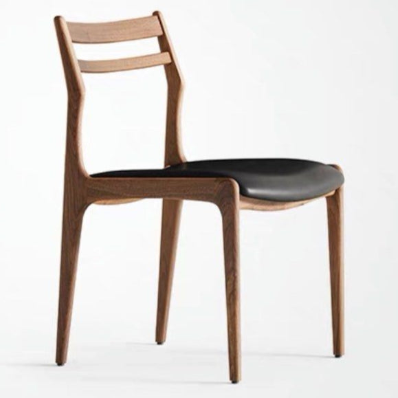 SHOSTAKOV Modern Solid Walnut Wood Dining Chair