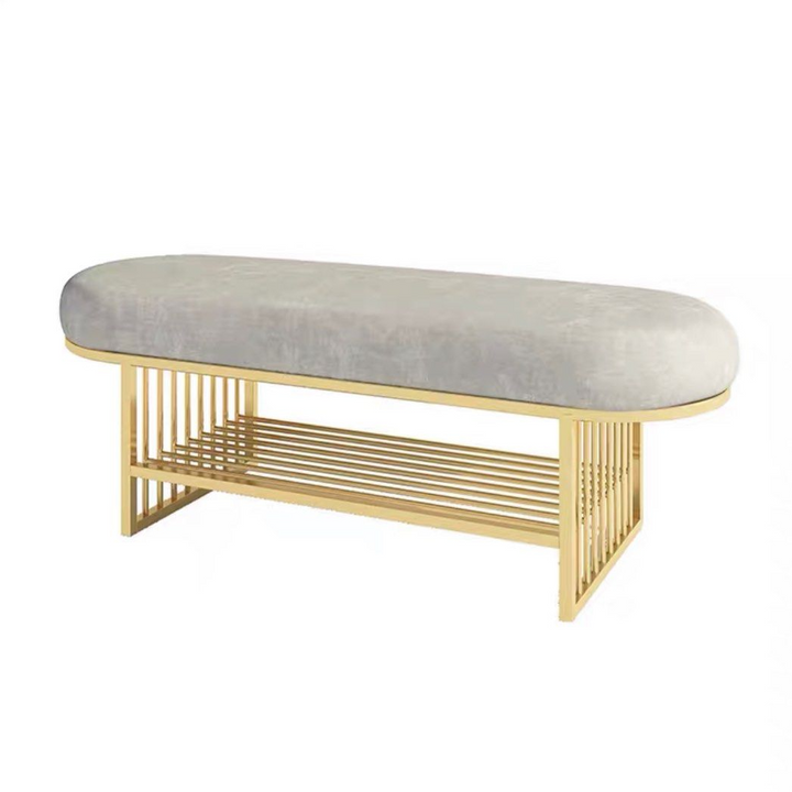 TEGAN Modern Hallway Velvet Bench