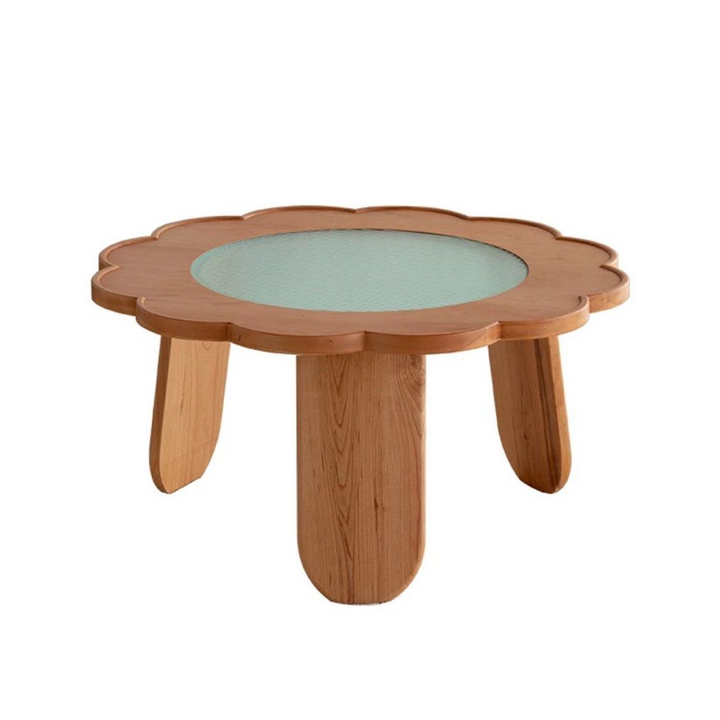 SULLIVAN Solid Wood Round Coffee Table