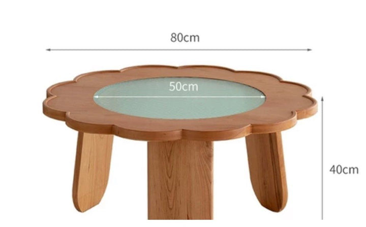 SULLIVAN Solid Wood Round Coffee Table