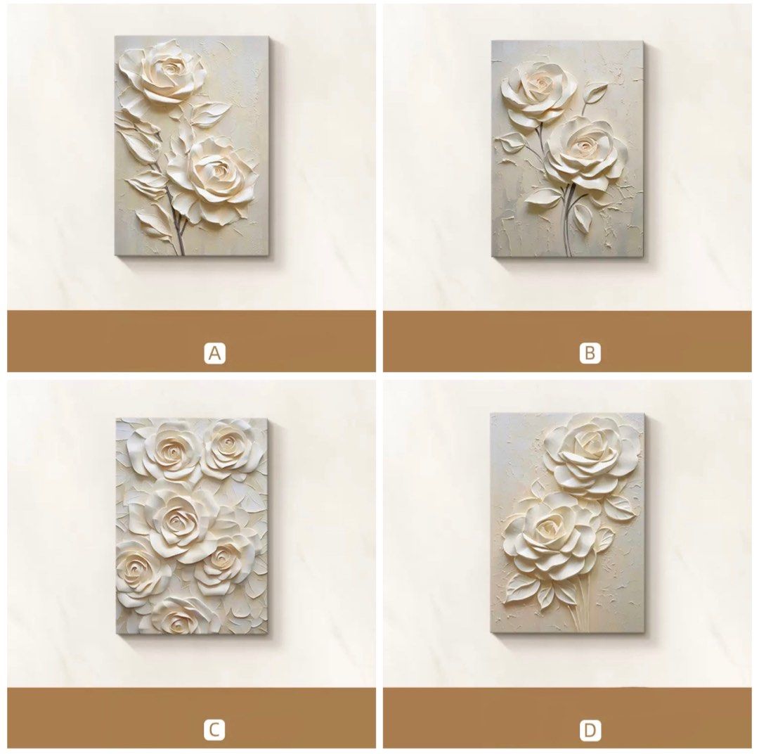 MINAJ Modern Rose Wall Art