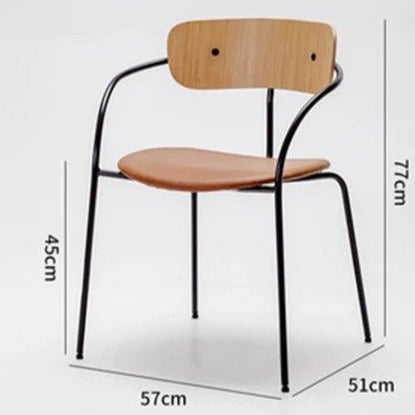 DANAR Industrial Dining Chair (set of 2)