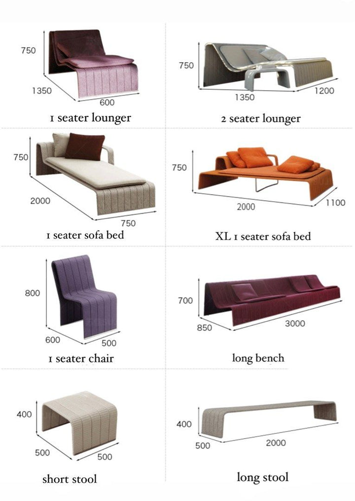 CRISEN Modern Outdoor Lounge Chair