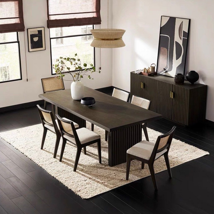 SUAREZ Modern Solid Wood Dining Table