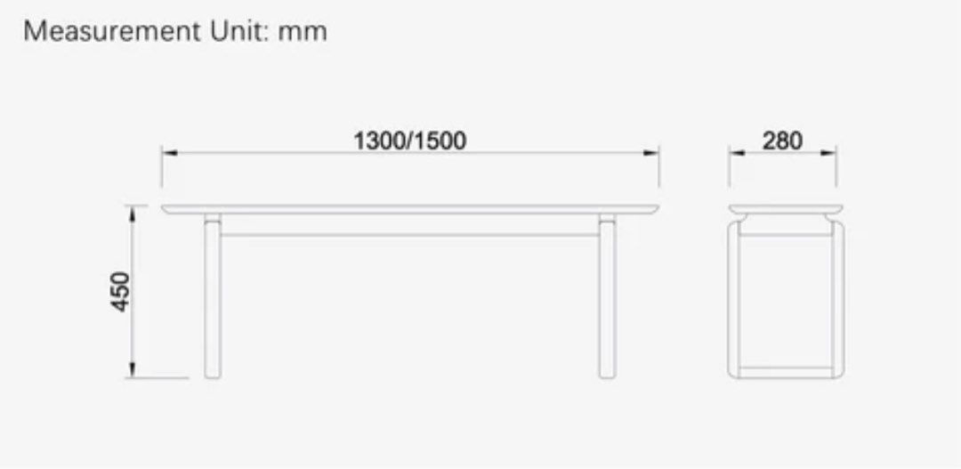 CIRO Solid Wood Bench