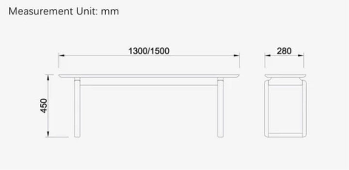 CIRO Solid Wood Bench