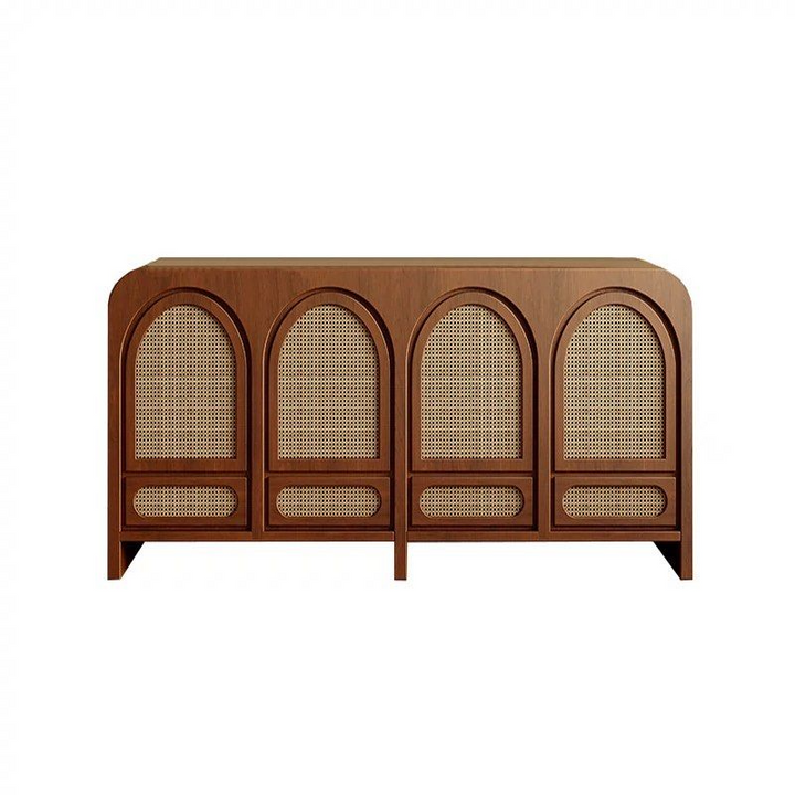 BAPPE Mid-Century Solid Wood Sideboard