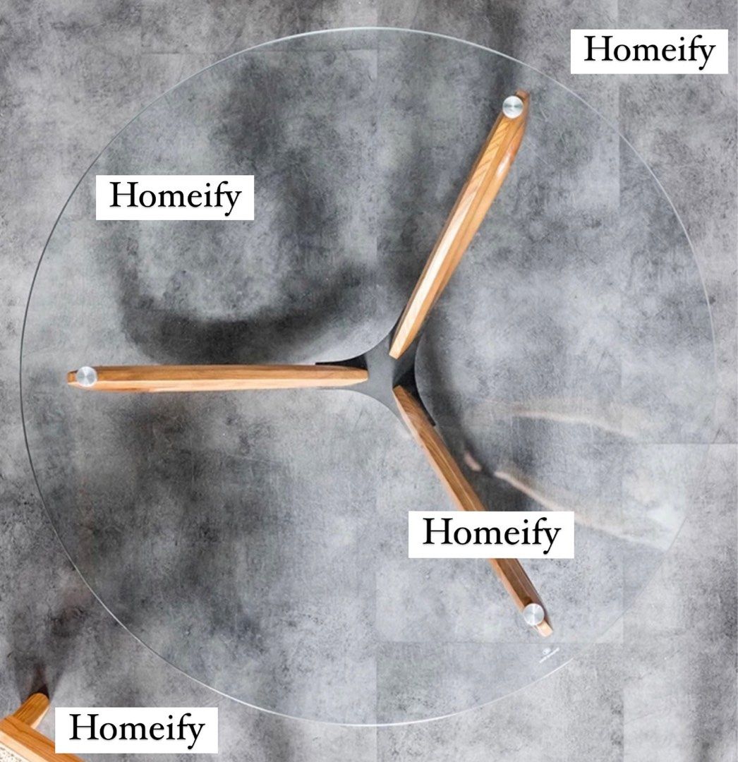 BAM Japandi Glass Coffee Table