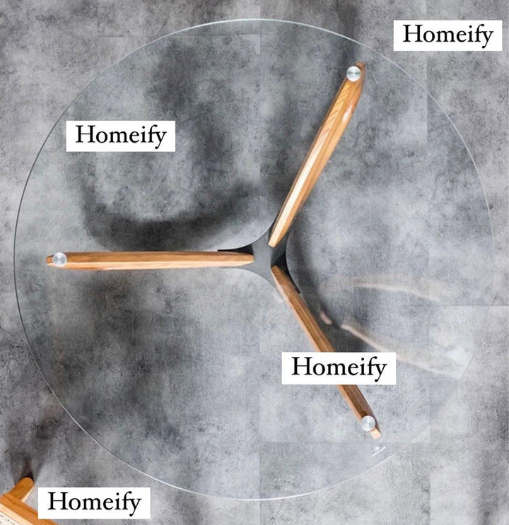 BAM Japandi Glass Coffee Table