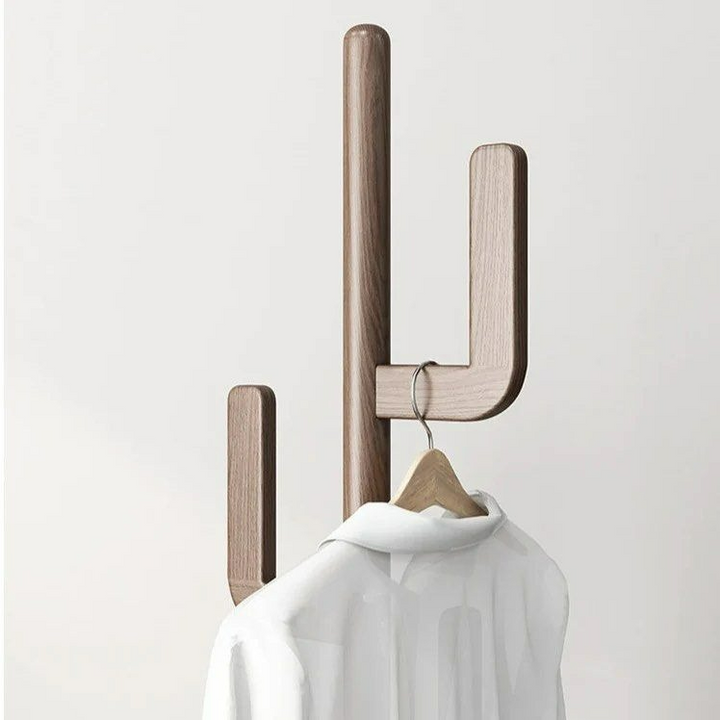 STIG Freestanding Wood Coat Rack