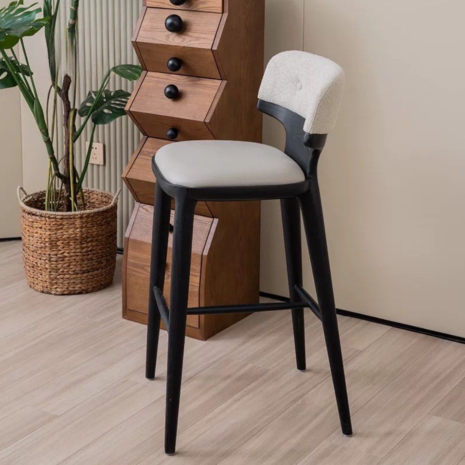 ASTRA Modern Solid Wood Bar Stool