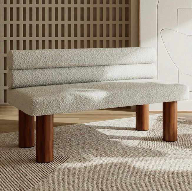 SHAYNE Modern Boucle Bench