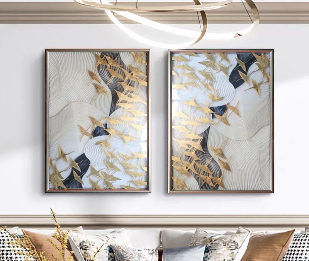 OALE Modern Dove Wall Art