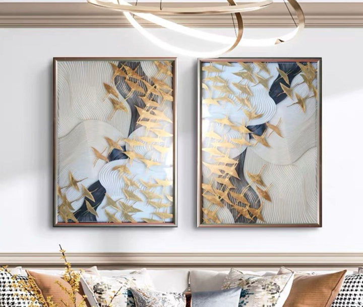 OALE Modern Dove Wall Art