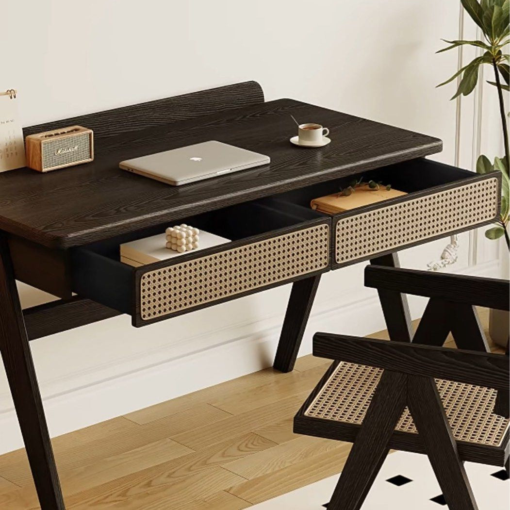 SULLIVAN Rustic Solid Wood Study Desk