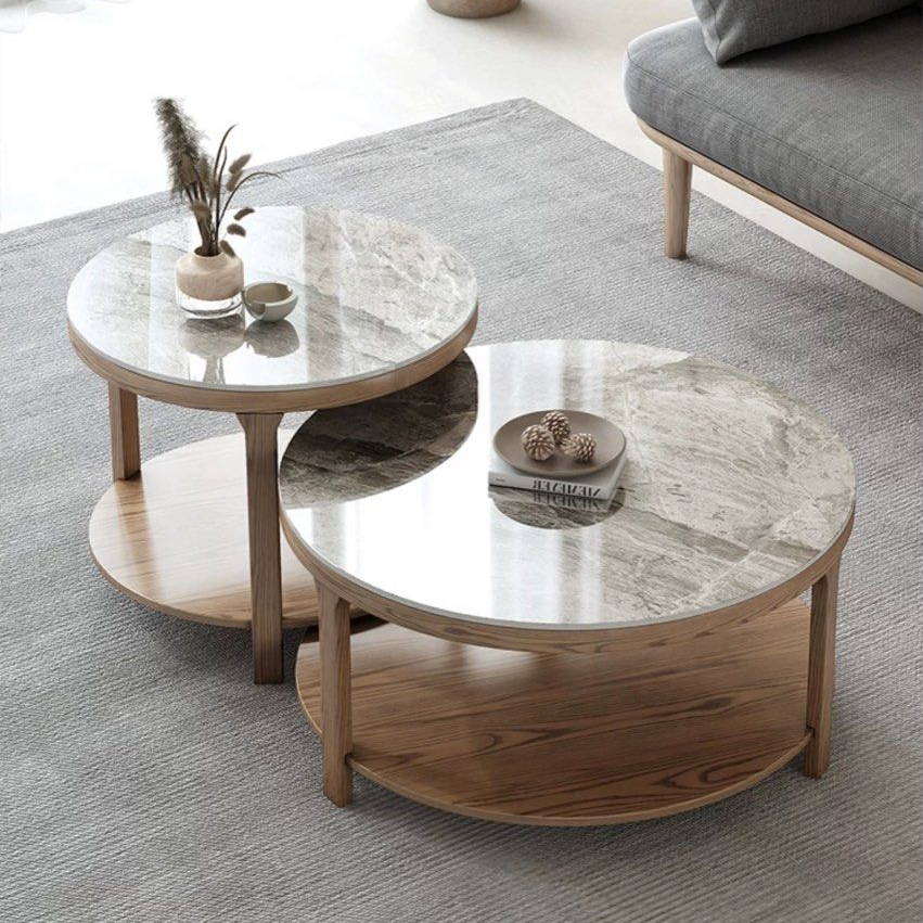 DAVIDSON Modern Coffee Table and Side Table