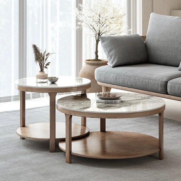 DAVIDSON Modern Coffee Table and Side Table