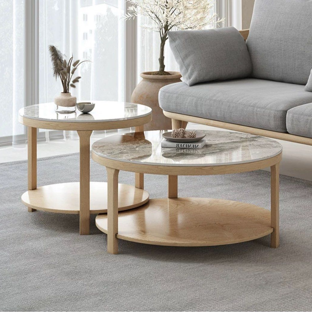 DAVIDSON Modern Coffee Table and Side Table