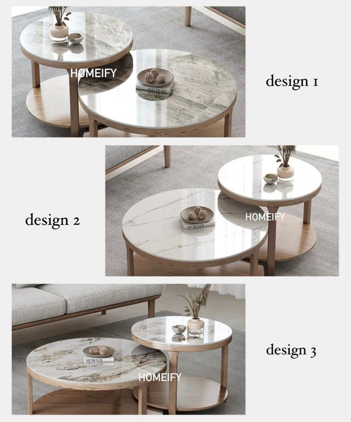 DAVIDSON Modern Coffee Table and Side Table