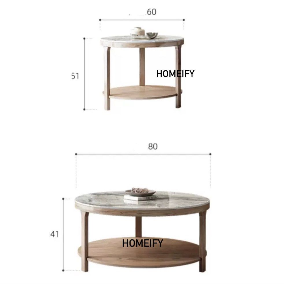 DAVIDSON Modern Coffee Table and Side Table
