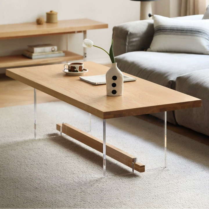 SHIRLEY Scandinavian Wood Coffee Table