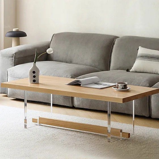 SHIRLEY Scandinavian Wood Coffee Table
