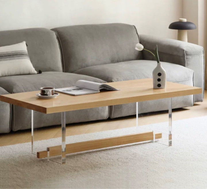 SHIRLEY Scandinavian Wood Coffee Table