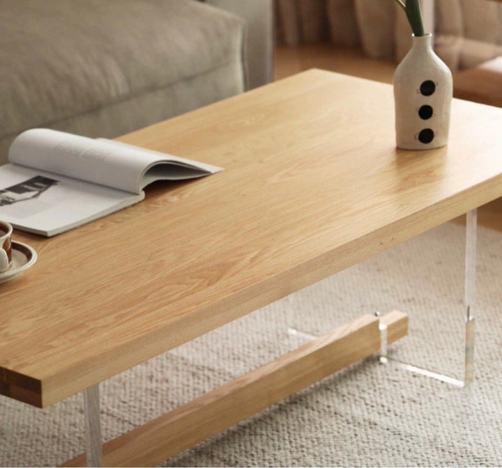 SHIRLEY Scandinavian Wood Coffee Table
