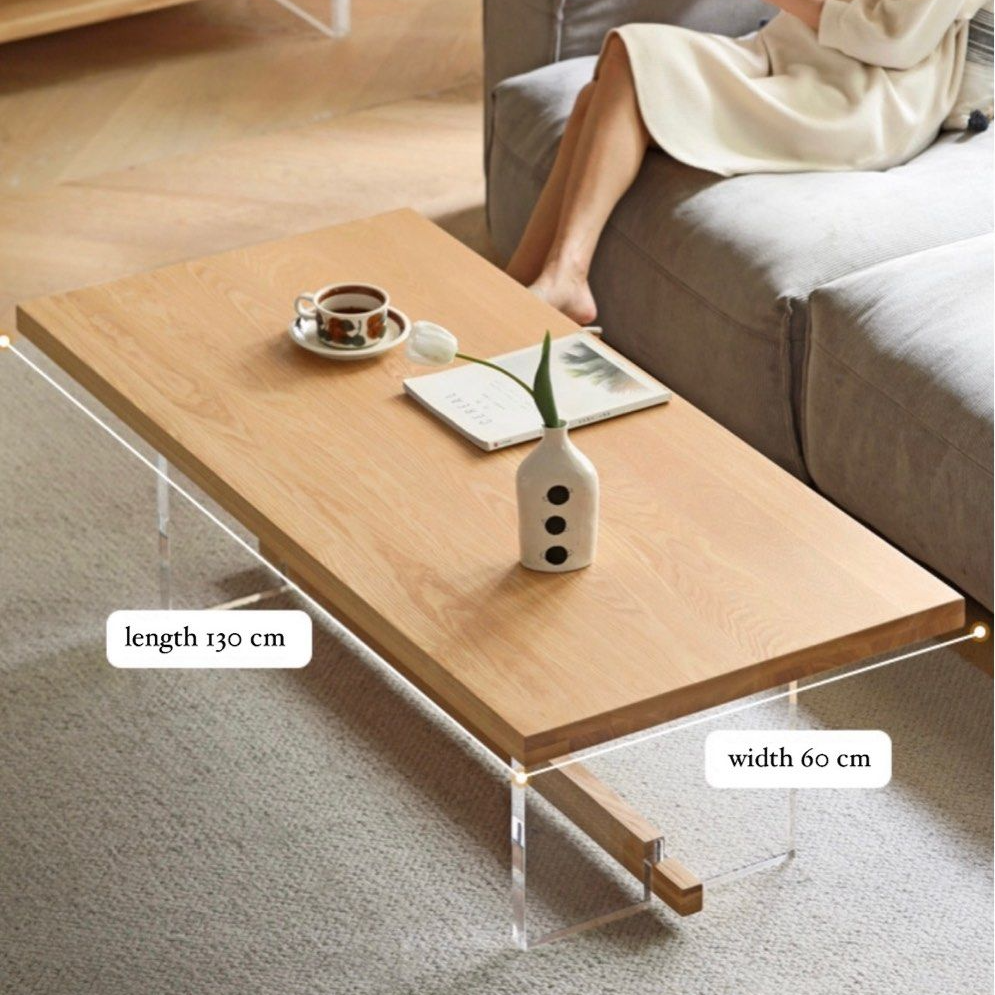 SHIRLEY Scandinavian Wood Coffee Table