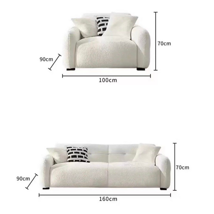 CELVORA Modern Boucle Sofa