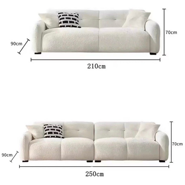 CELVORA Modern Boucle Sofa