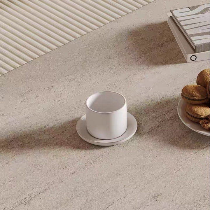 SUMI Modern Travertine Coffee Table