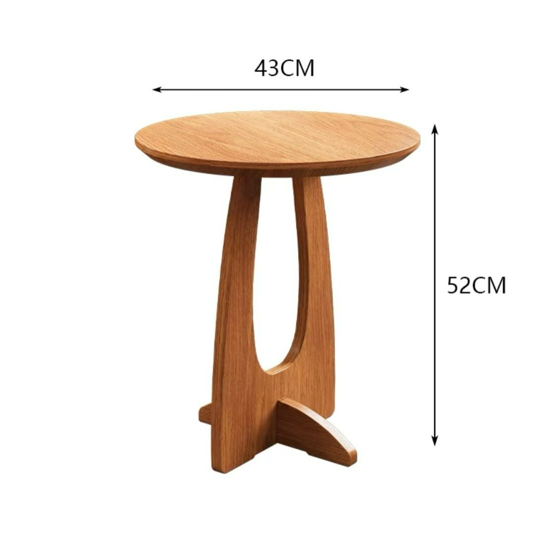 VERNIUS Modern Solid Wood Side Table