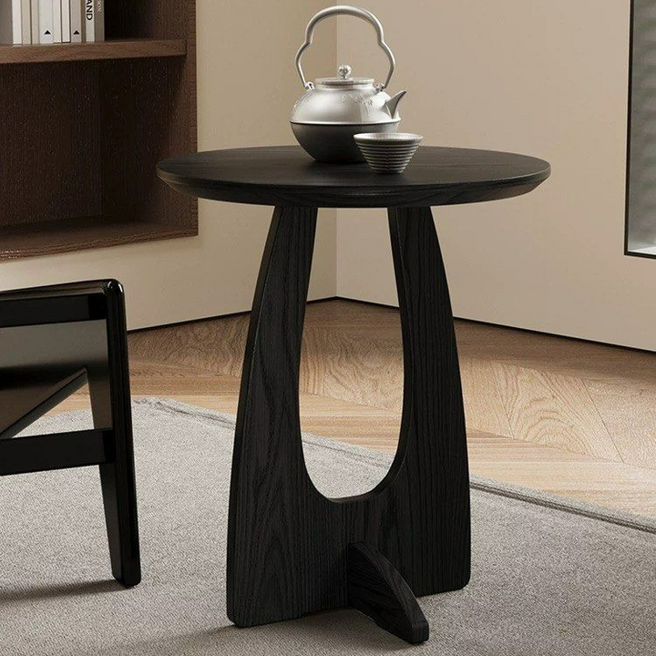 VERNIUS Modern Solid Wood Side Table