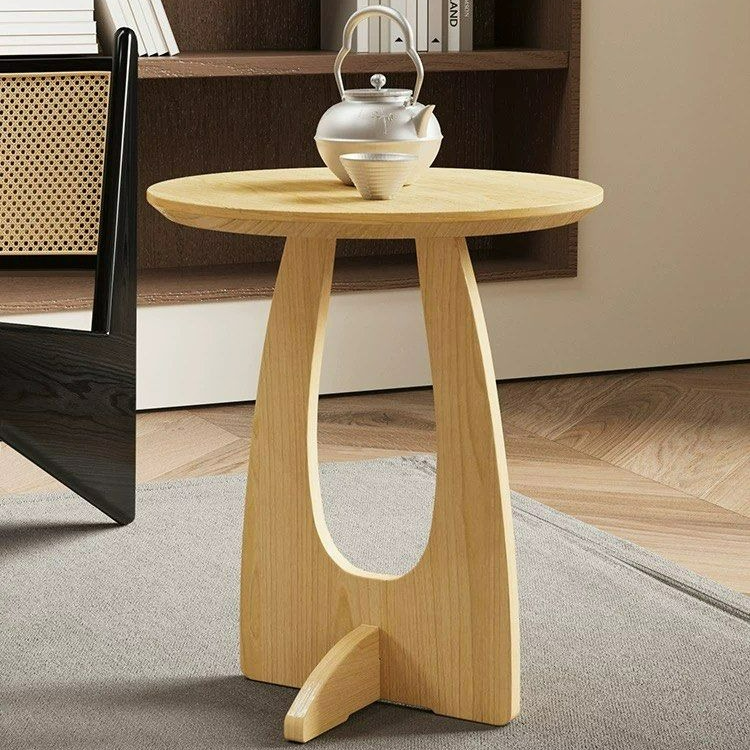 VERNIUS Modern Solid Wood Side Table